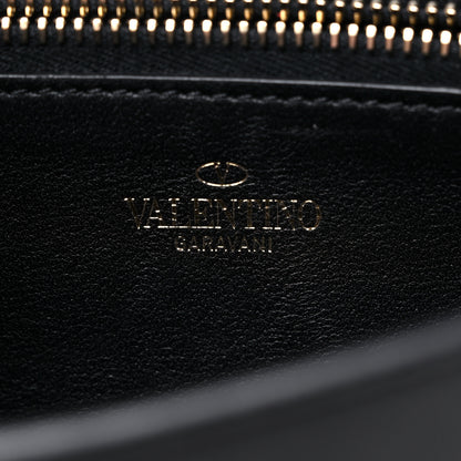 Valentino Garavani Calfskin Rockstud Phone Case With Chain Black 6 of 13