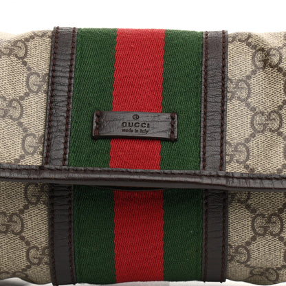 Gucci GG Monogram Plus Web Belt Bag Dark Brown 8 of 13