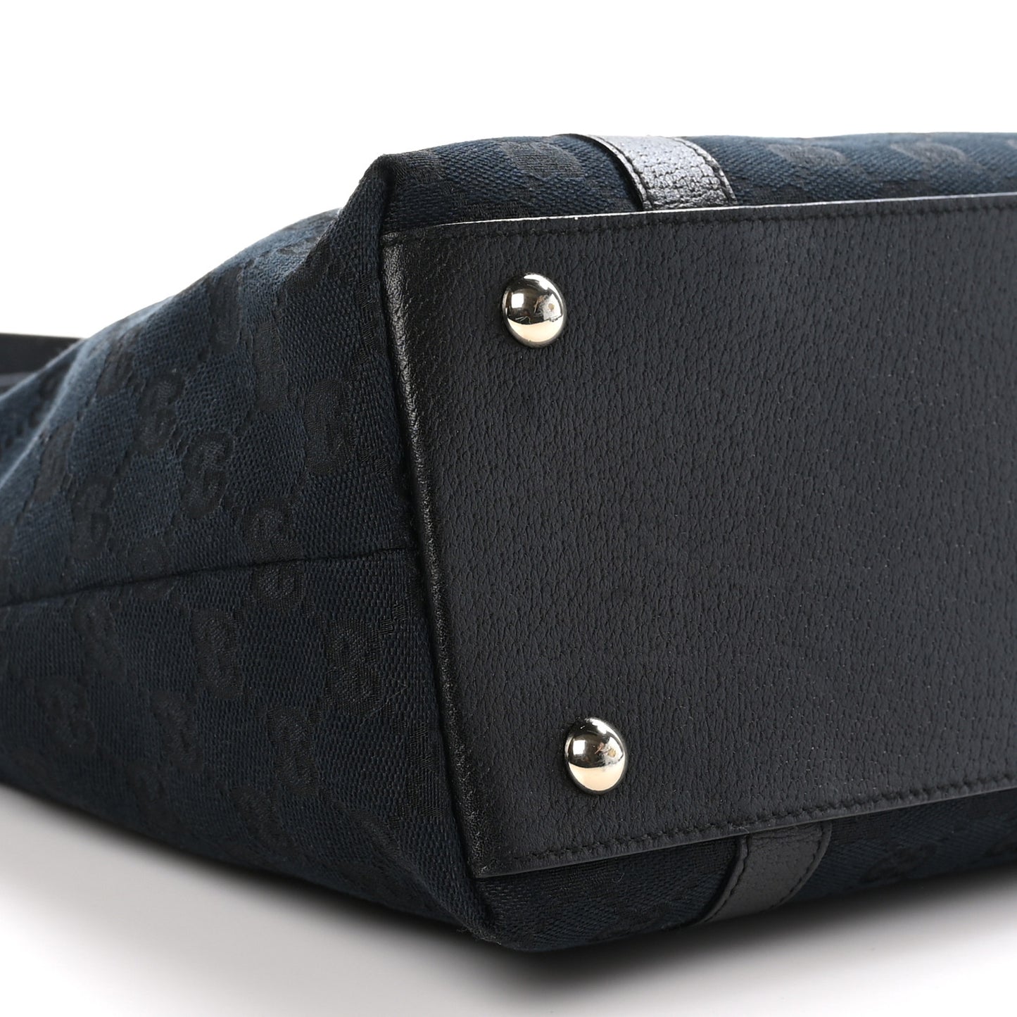 Monogram Medium Abbey Tote Black