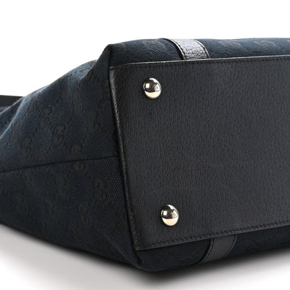 Gucci Monogram Medium Abbey Tote Black 9 of 10