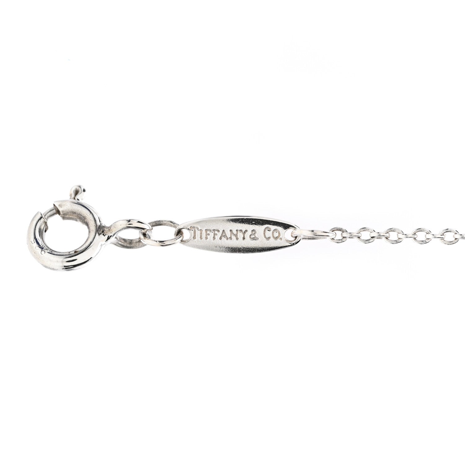 Tiffany Sterling Silver Diamond .09ct Elsa Peretti Diamonds By The Yard Bracelet 3 of 6