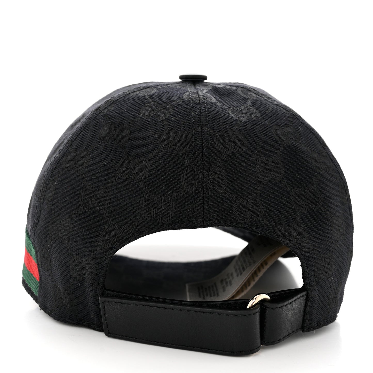 Monogram Web Baseball Hat S Black