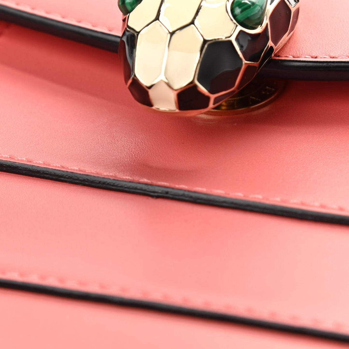 Calfskin Serpenti Forever Crossbody Flamingo Quartz