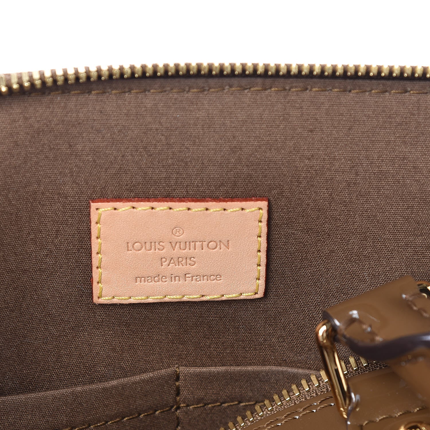 Louis Vuitton Vernis Alma PM Vert Olive 6 of 14