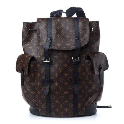 Louis Vuitton Monogram Macassar Christopher PM Backpack 1 of 9