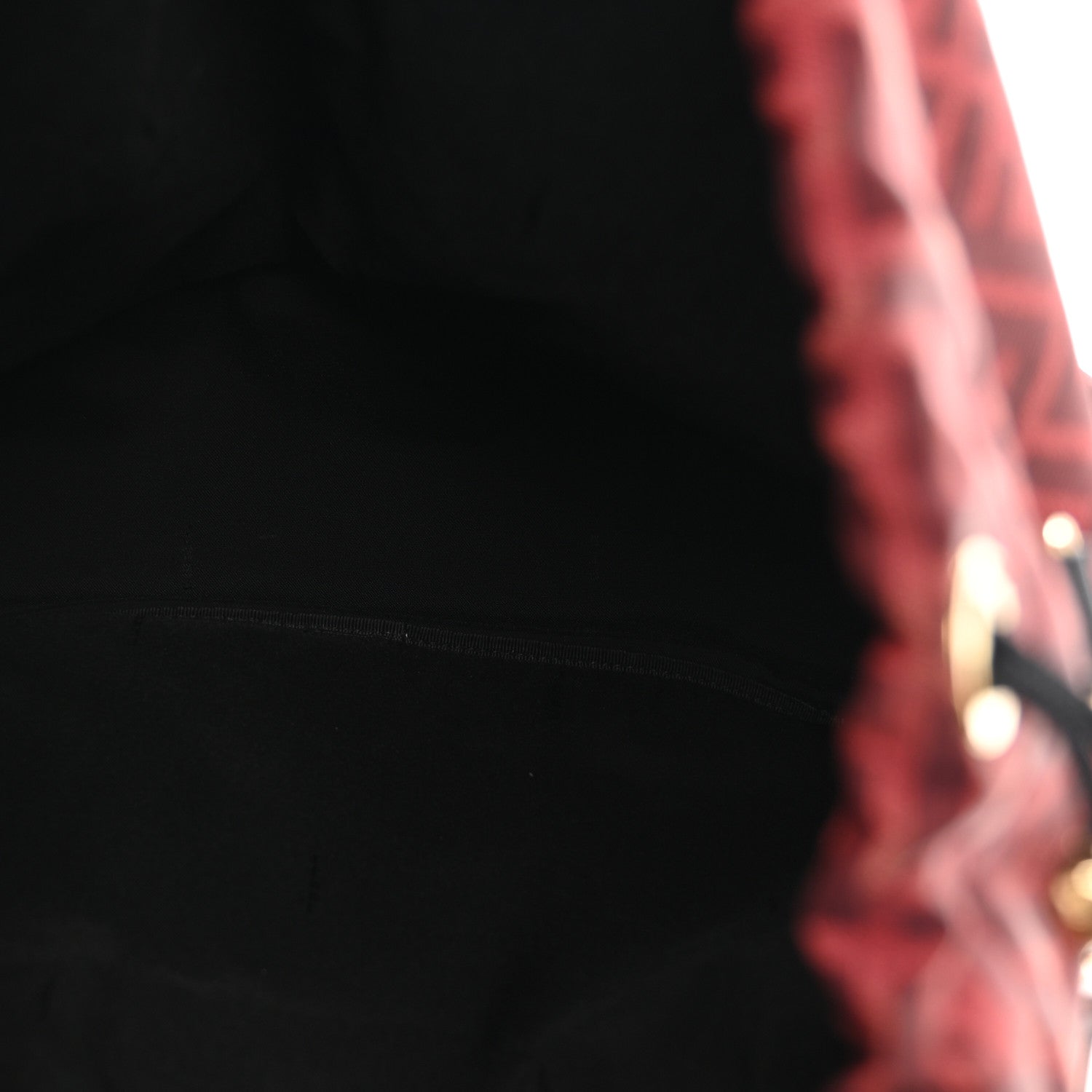 Fendi Recycled Fabric Jacquard Vitello Grace FF 1974 Large Fendi Strike Backpack Rosso Marlboro Black 5 of 10