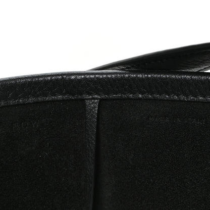 The Row Grained Calfskin Medium N/S Park Tote Black 6 of 9