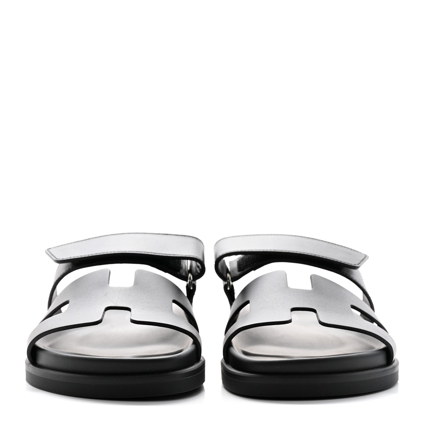 Calfskin Womens Chypre Sandals 36.5 Black