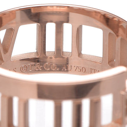 Tiffany 18K Rose Gold Diamond Open Atlas Ring 56 7.5 5 of 7