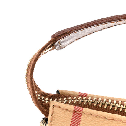 Burberry Haymarket Check Pochette Chocolate 11 of 13