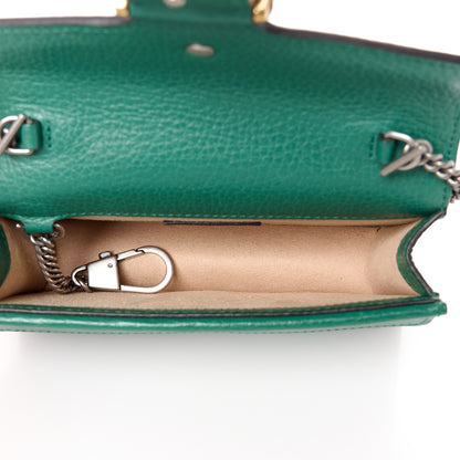 Gucci Dollar Calfskin Crystal Super Mini Dionysus Shoulder Bag Emerald 5 of 10
