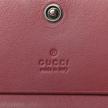 Gucci GG Supreme Monogram Blooms Card Case Wallet Beige Multicolor Dry Rose 6 of 8