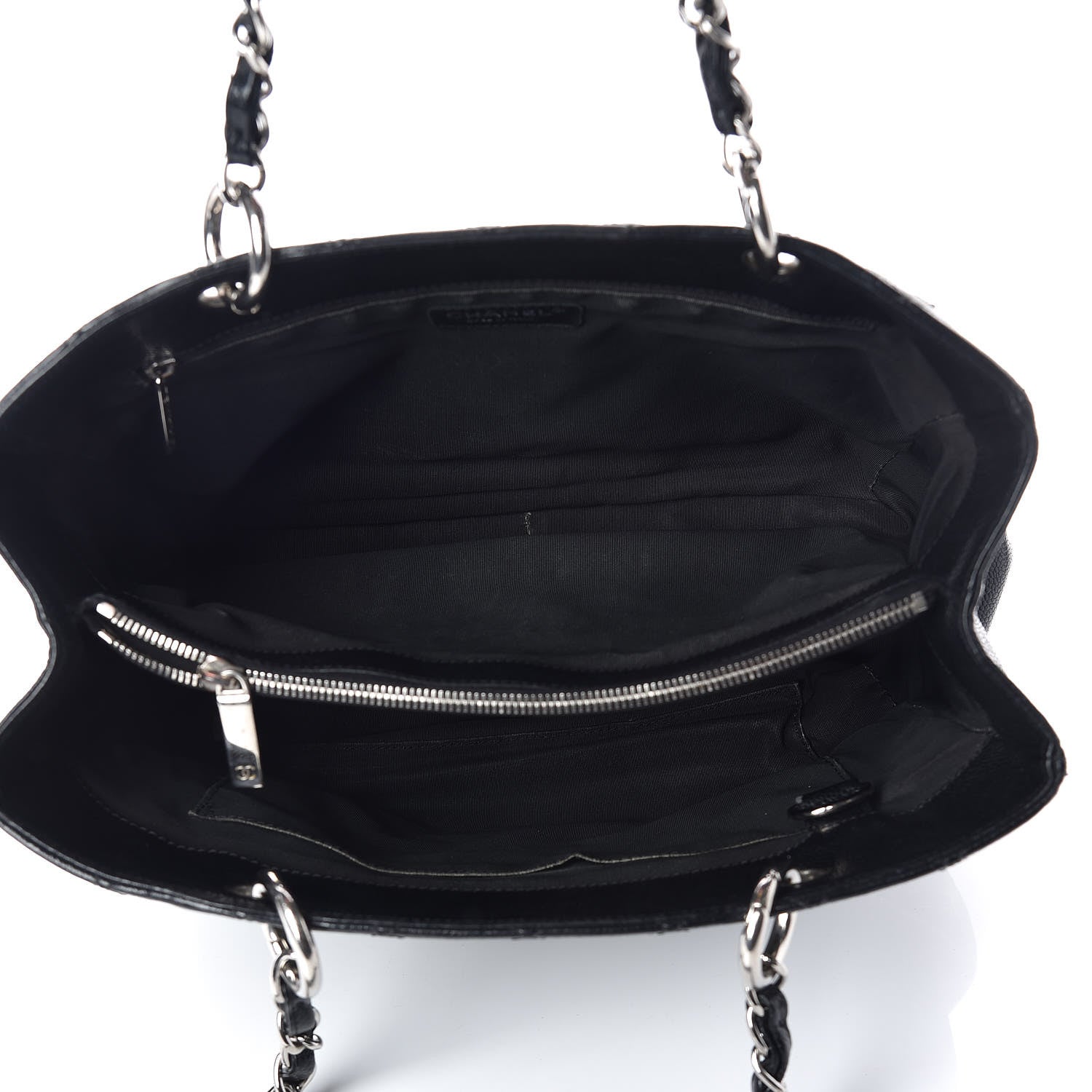 Chanel Caviar Quilted Grand Shopping Tote GST Black 7 of 24