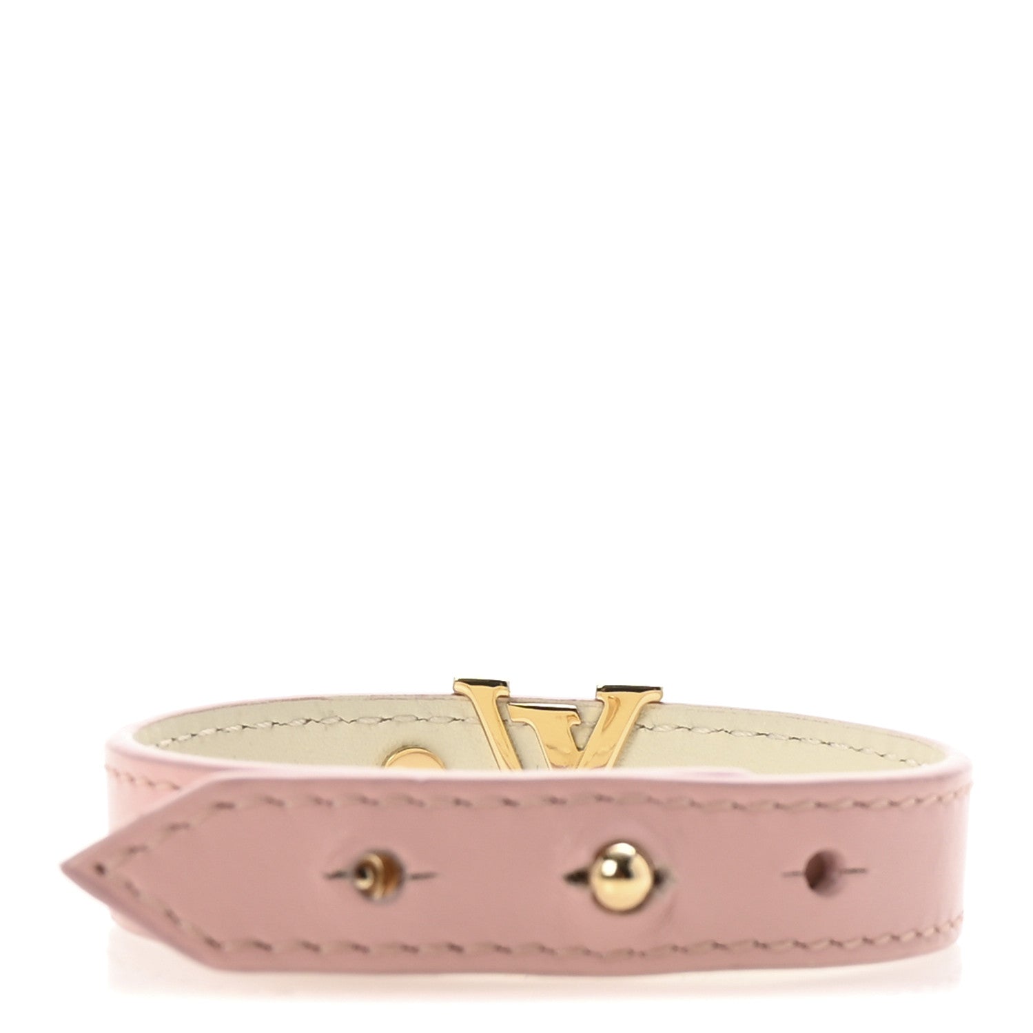 Louis Vuitton Calfskin Iconic Bracelet 17 Rose Poudre 2 of 5