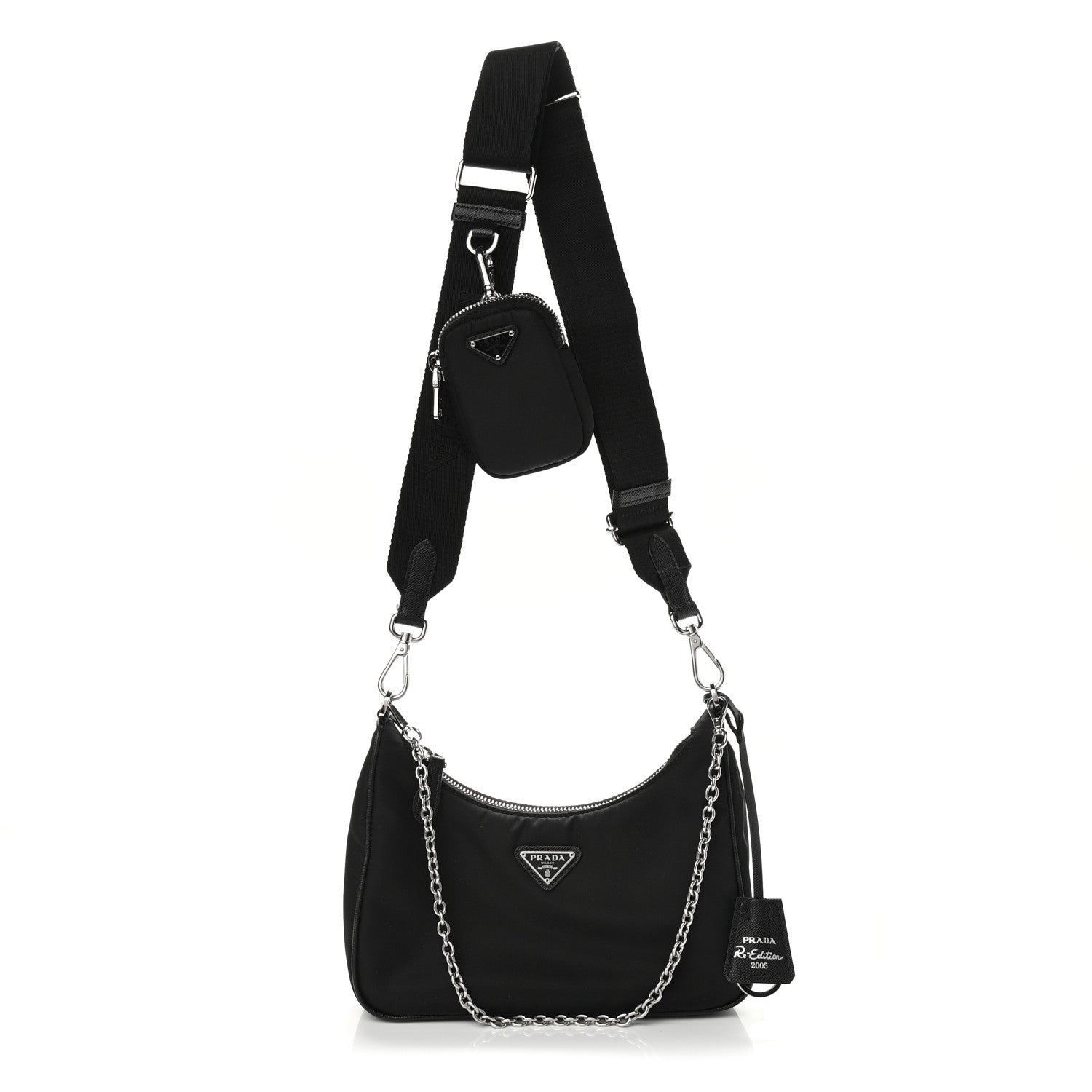 Prada Nylon Re-Edition 2005 Shoulder Bag Black 1 of 10