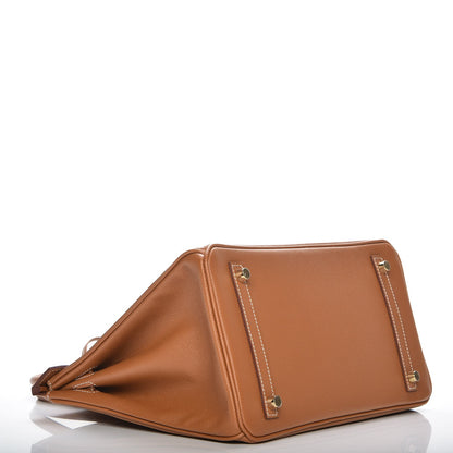 Hermes Epsom Birkin 30 Gold 5 of 34