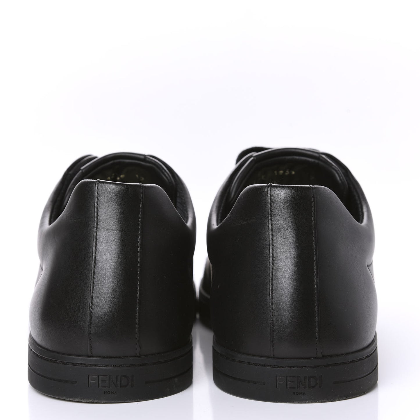 Calfskin FF Sneakers 12 Black