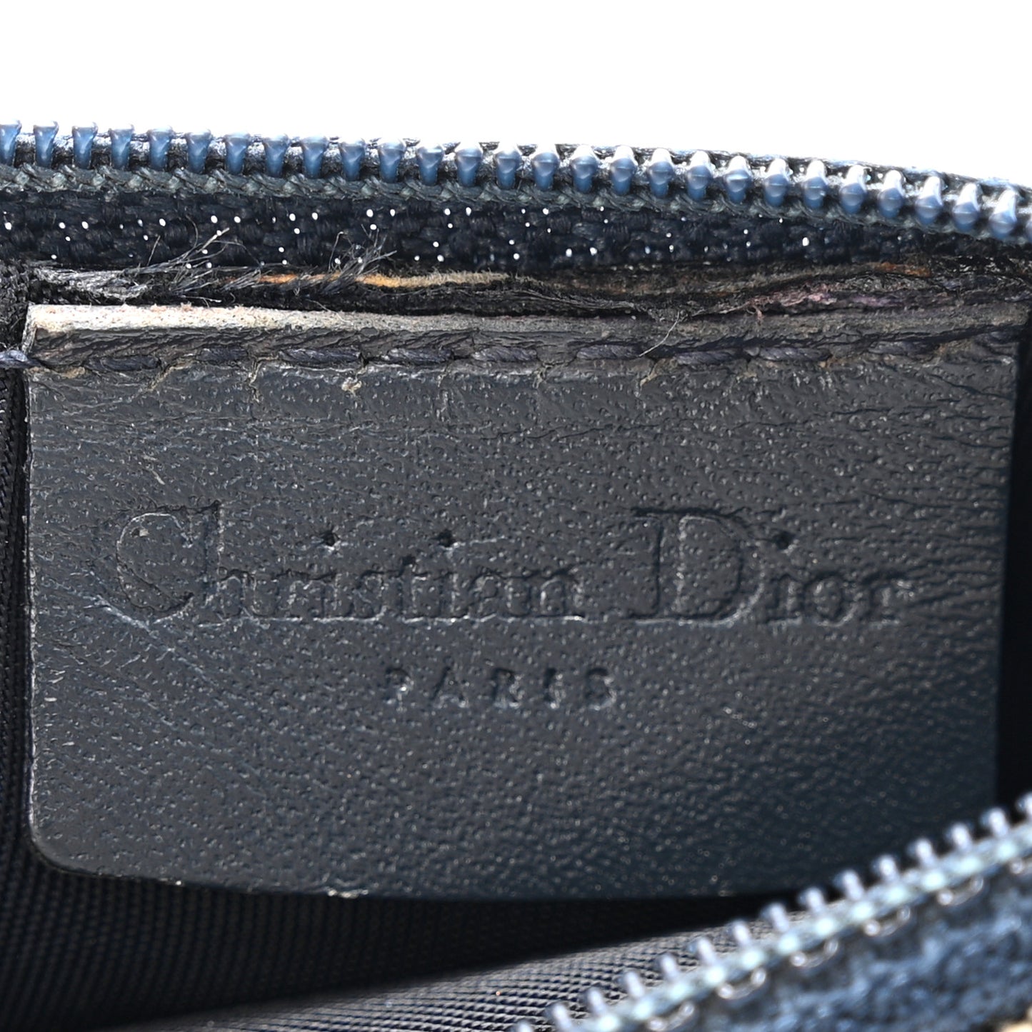 Monogram Saddle Coin Purse Navy