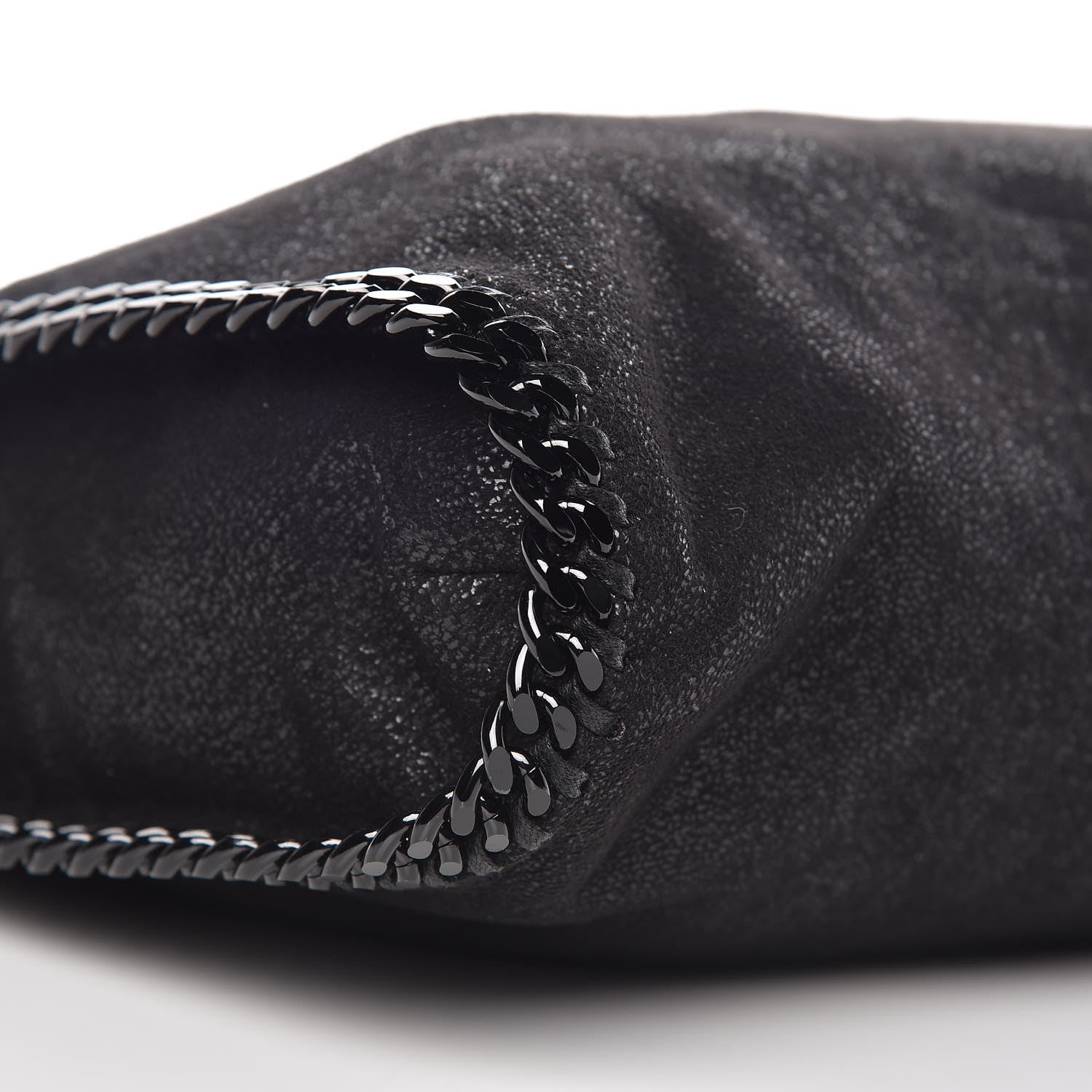 Stella McCartney Shaggy Deer Falabella Fold Over Tote Black 6 of 10