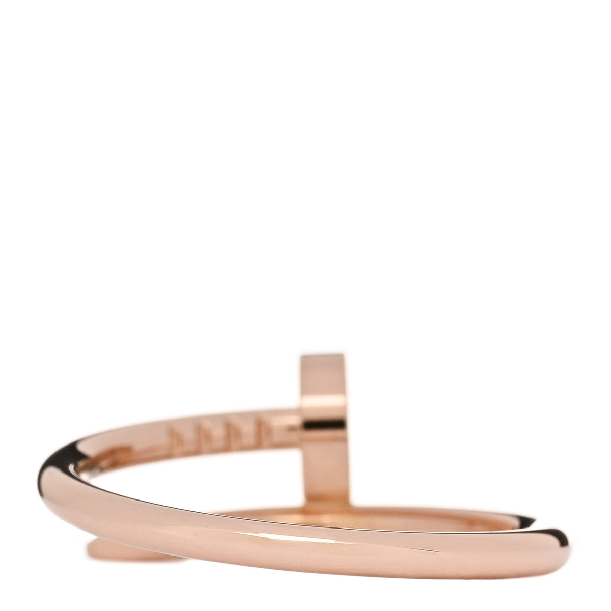 18K Pink Gold Small Juste Un Clou Ring 51 5.75