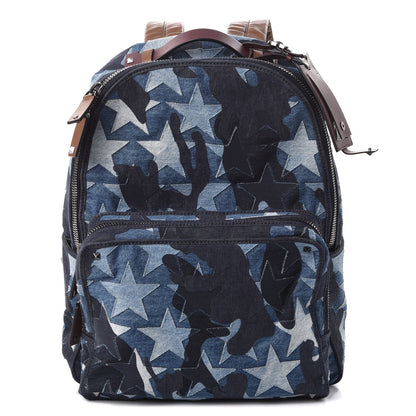 Valentino Garavani Denim Camustars Backpack Blue 1 of 7