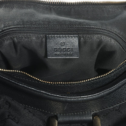 Gucci Monogram D Gold Large Hobo Black 6 of 7