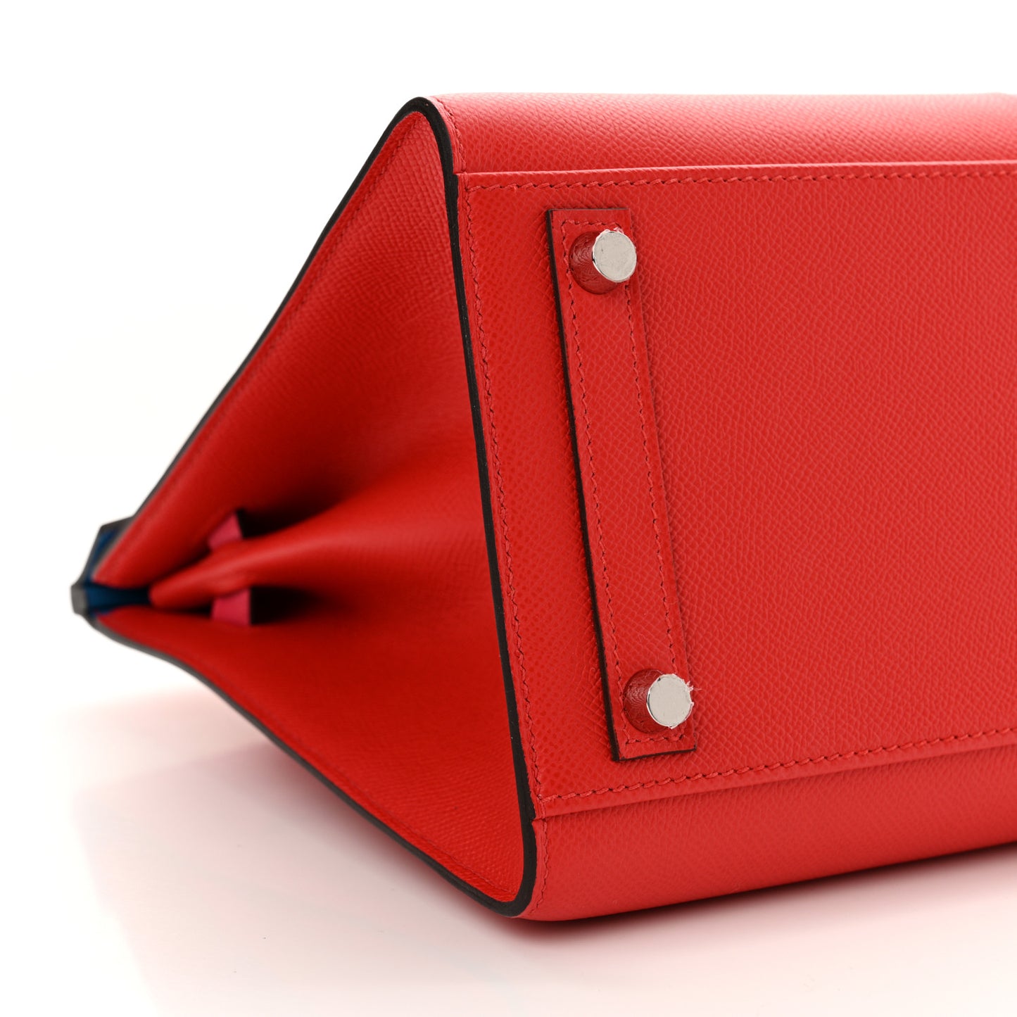 Epsom Casaque Birkin Sellier 30 Rouge Coeur Rose Extreme Bleu Zanzibar