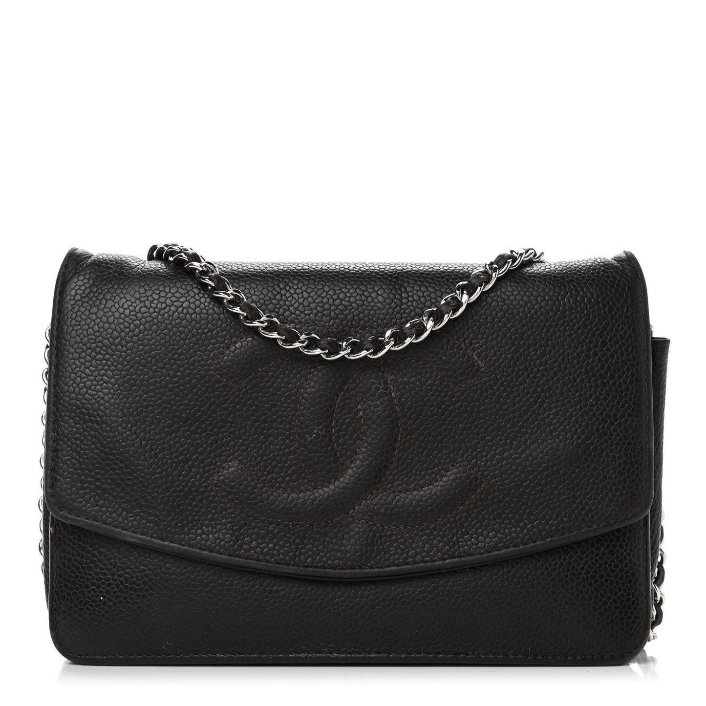 Caviar Timeless CC Wallet On Chain WOC Dark Brown