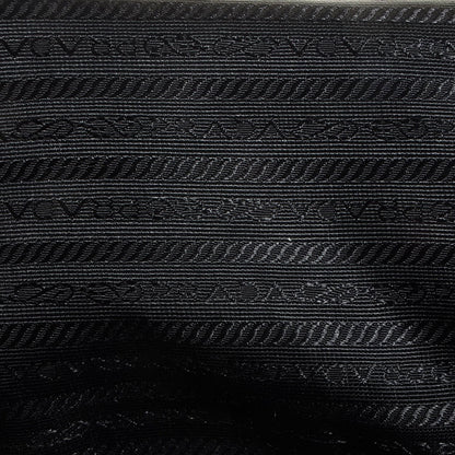 Prada Saffiano Lux Bauletto Nero Black 8 of 10