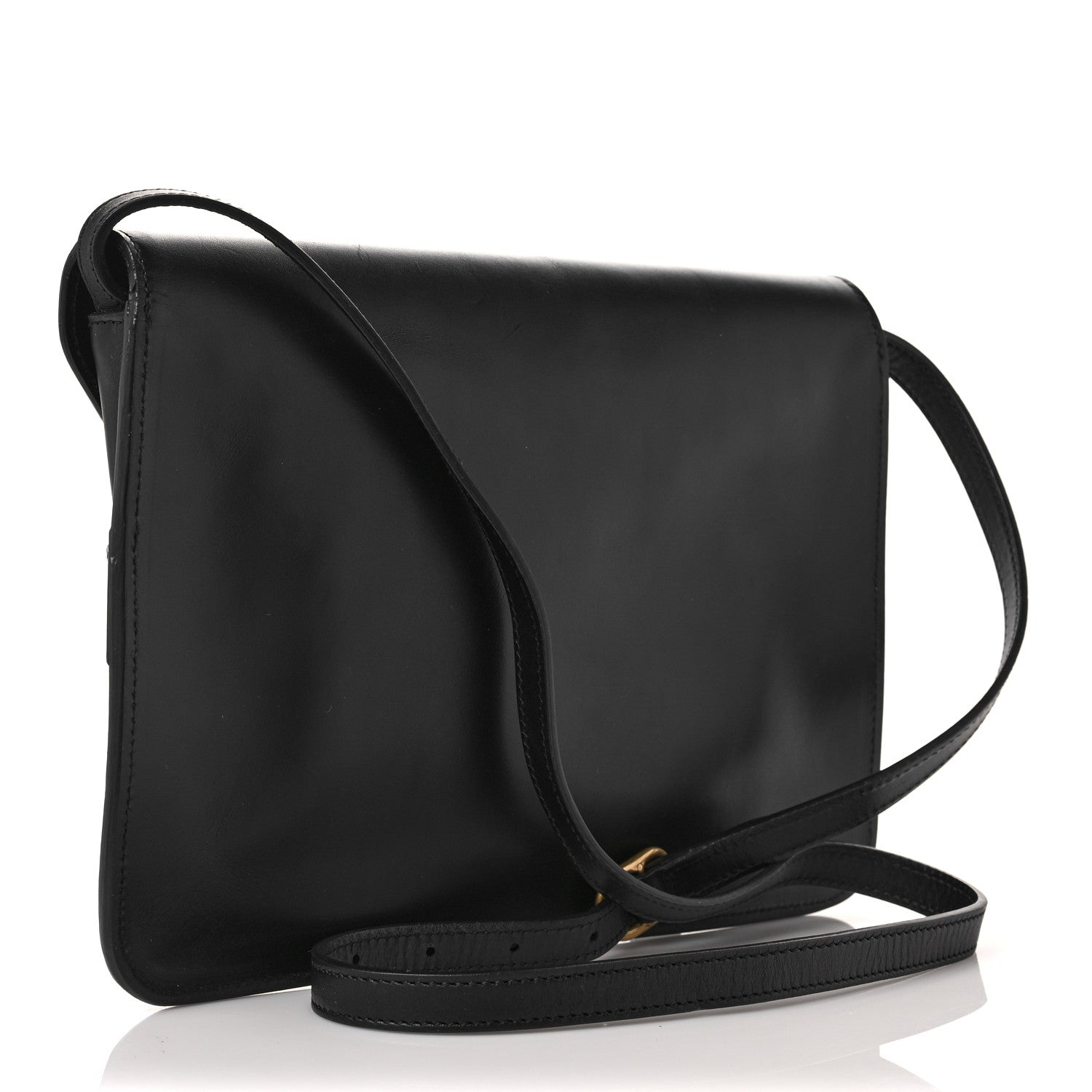 Gucci Smooth Calfskin Large Bright Bit Shoulder Bag Black 3 of 11