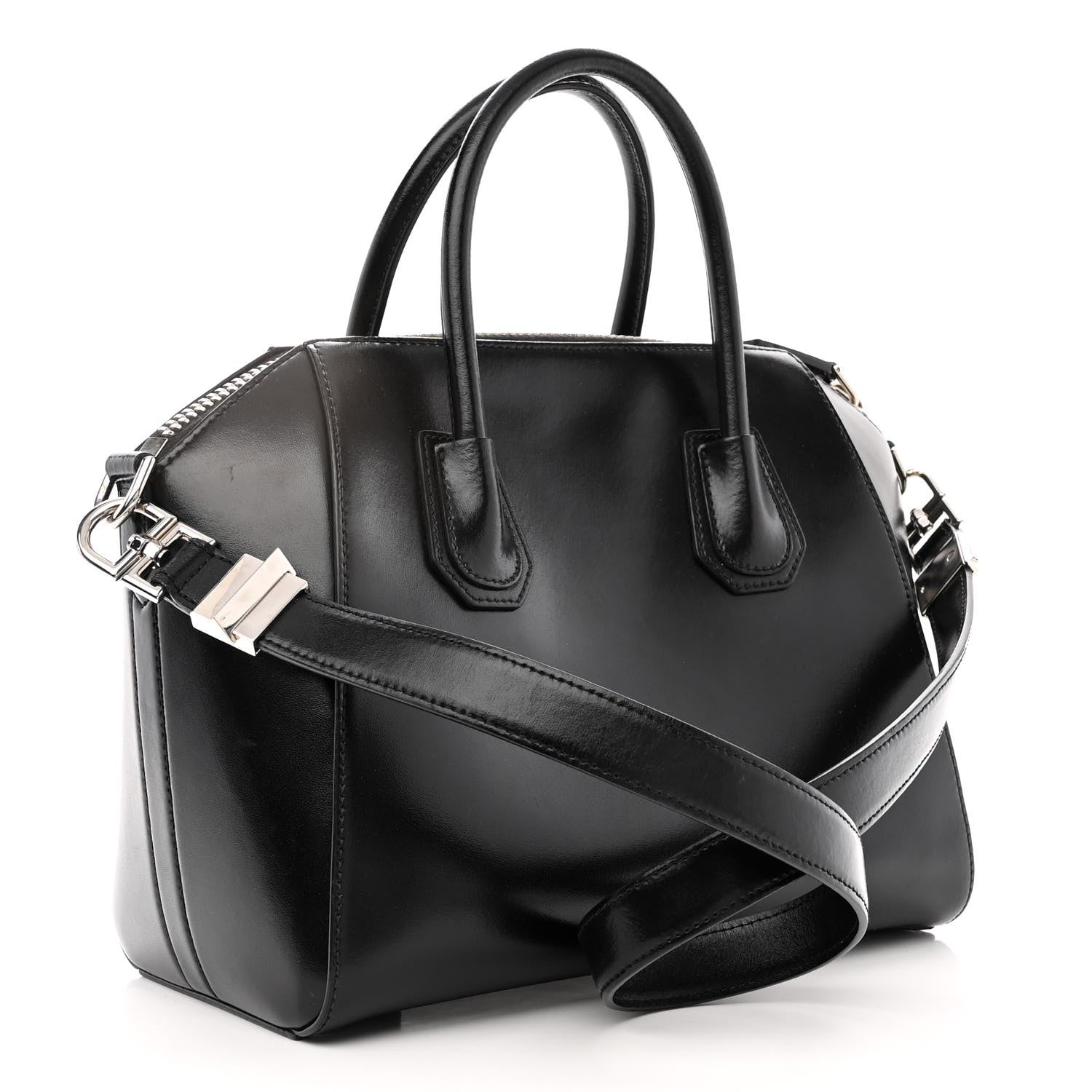 Givenchy Shiny Lord Calfskin Small Antigona Black 3 of 12