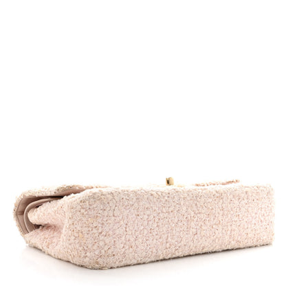 Chanel Tweed Medium Double Flap Pink 4 of 18