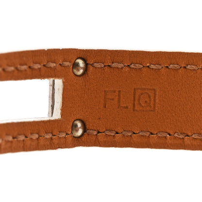 Hermes Epsom Kelly Double Tour Bracelet M White 5 of 5