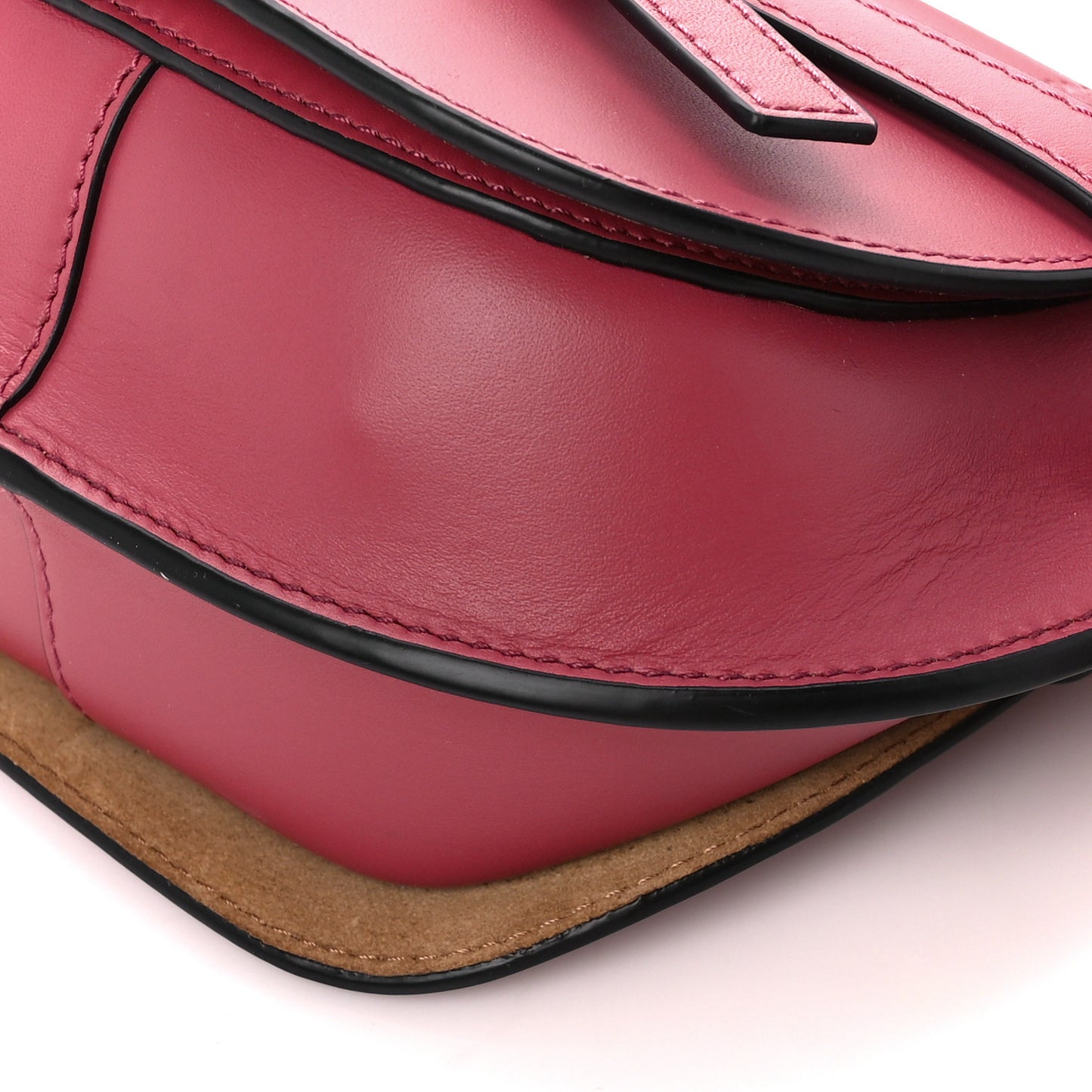 Calfskin Jacquard Mini Gate Dual Bag Plumrose