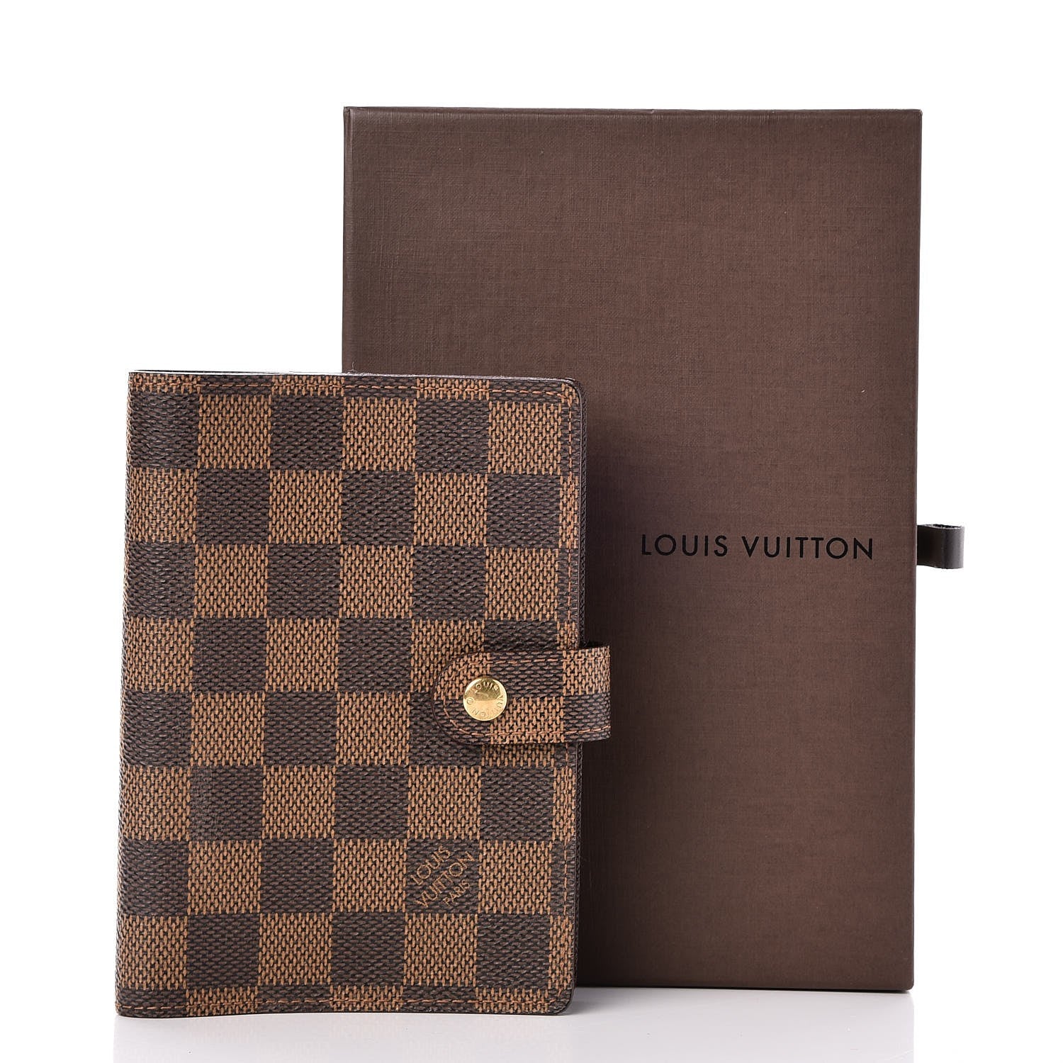 Louis Vuitton Damier Ebene Small Ring Agenda Cover 9 of 9