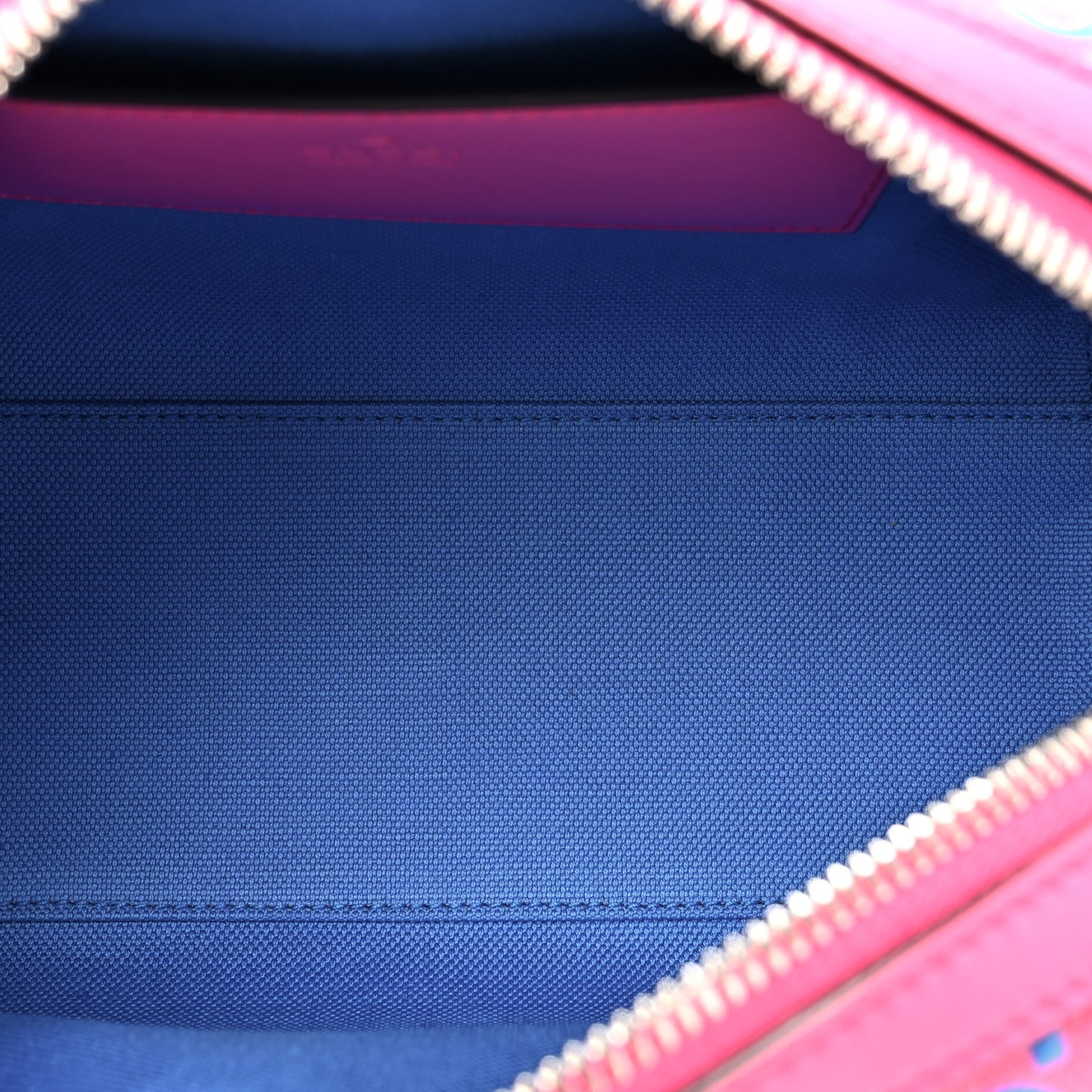 Calfskin GG Tennis Bi-Color Embossed Mini Duffle Bag Modern Fucsia Modern Blue