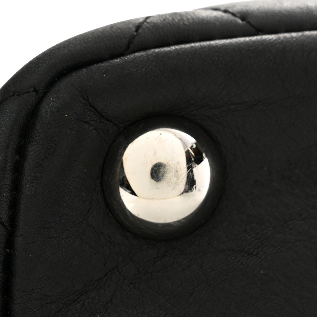 Chanel Calfskin Quilted Large Cambon Tote Black White 13 of 13