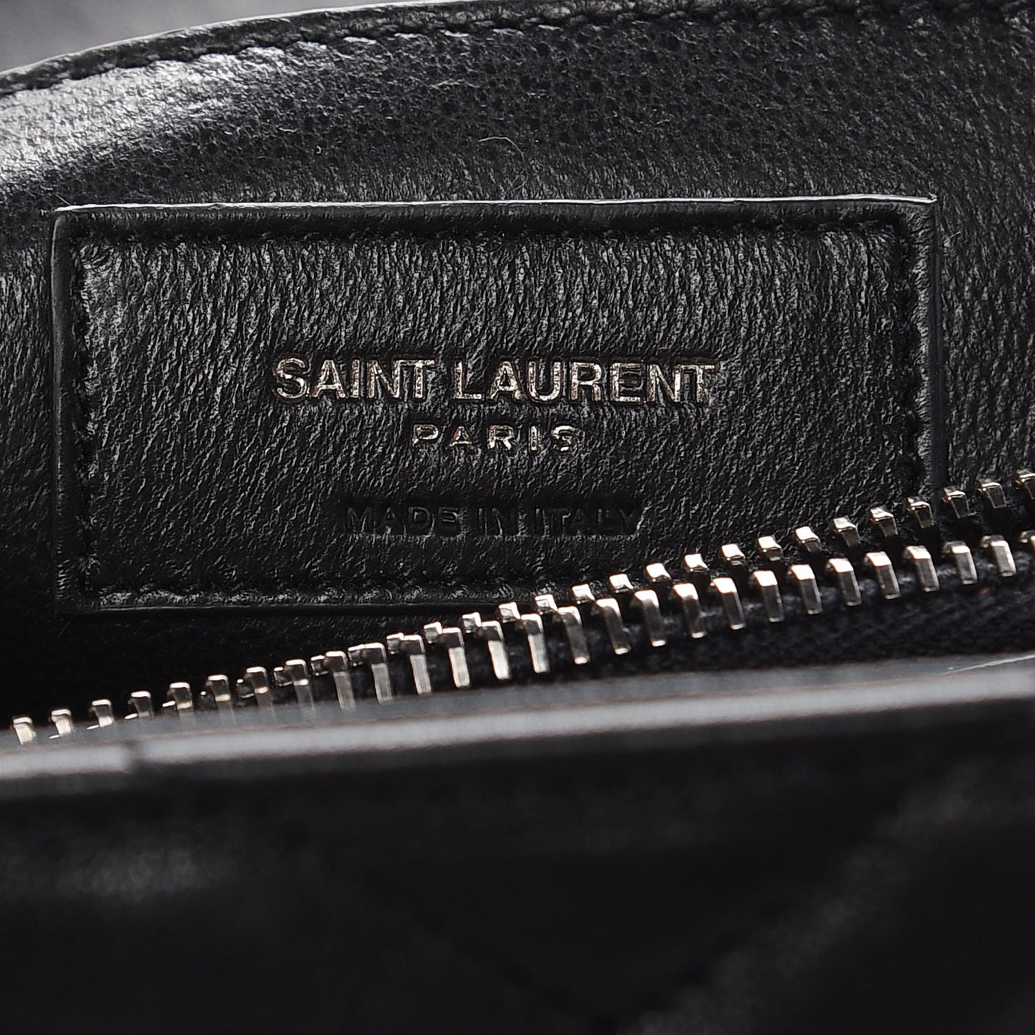 Saint Laurent Sheepskin Matelasse Chevron Monogram Large College Satchel Black 6 of 13