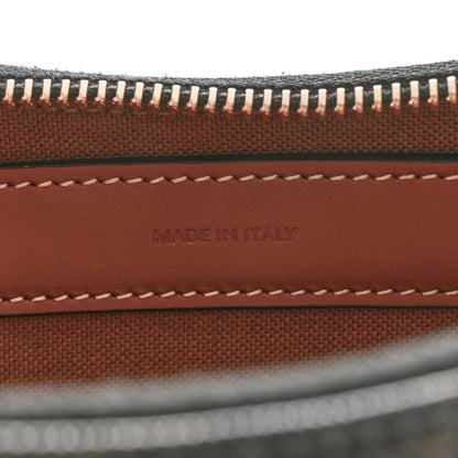 Celine Triomphe Canvas Calfskin Ava Shoulder Bag Tan 7 of 12