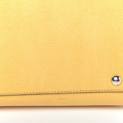 Fendi Vitello Elite Flamingo Regular 2Jours Tote Giallo Alchemy 11 of 15