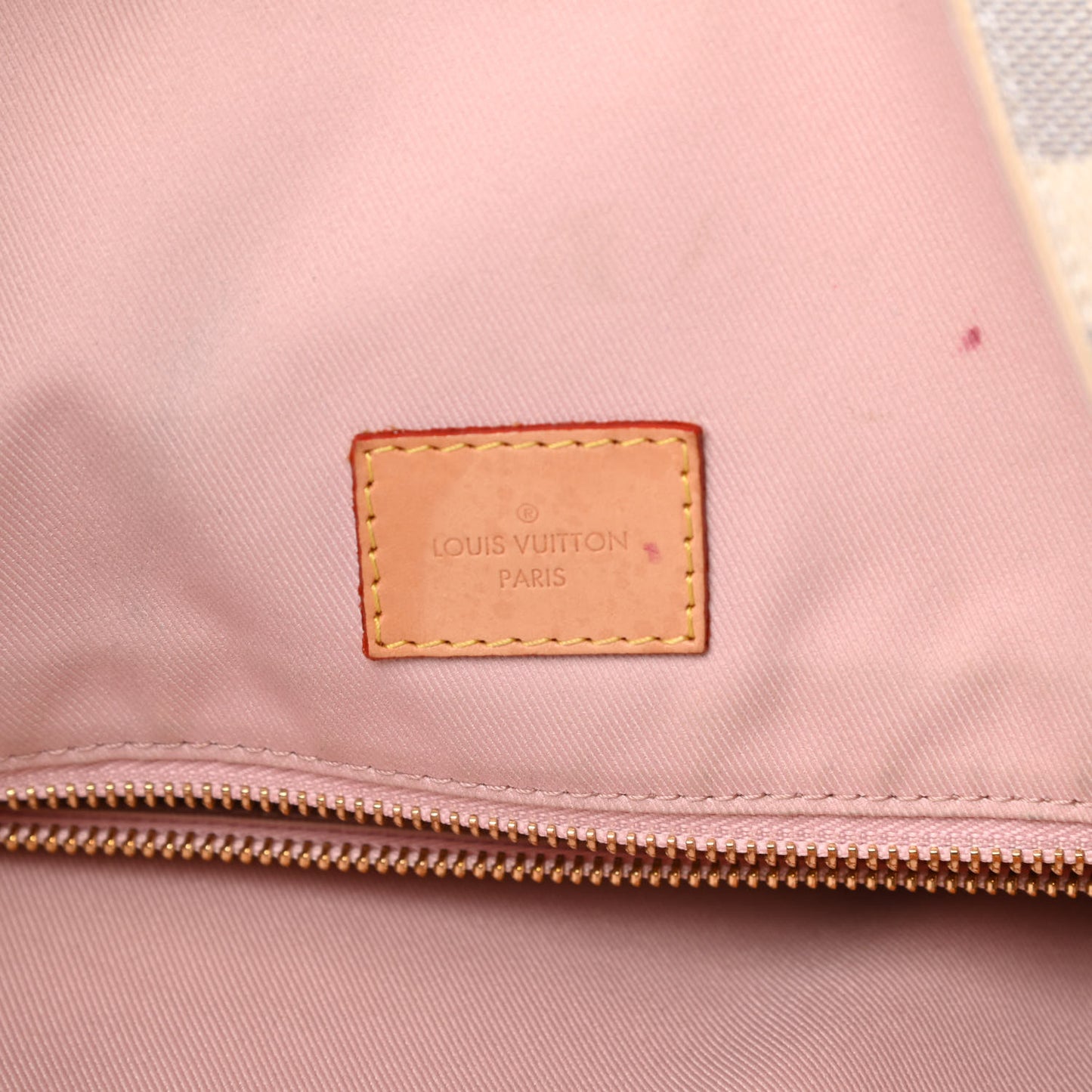 Damier Azur Graceful MM Rose Ballerine