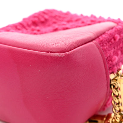 Saint Laurent Boucle Jaime Cube Charm Keychain Magenta 8 of 8