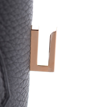 Hermes Togo Birkin 25 Black 23 of 37