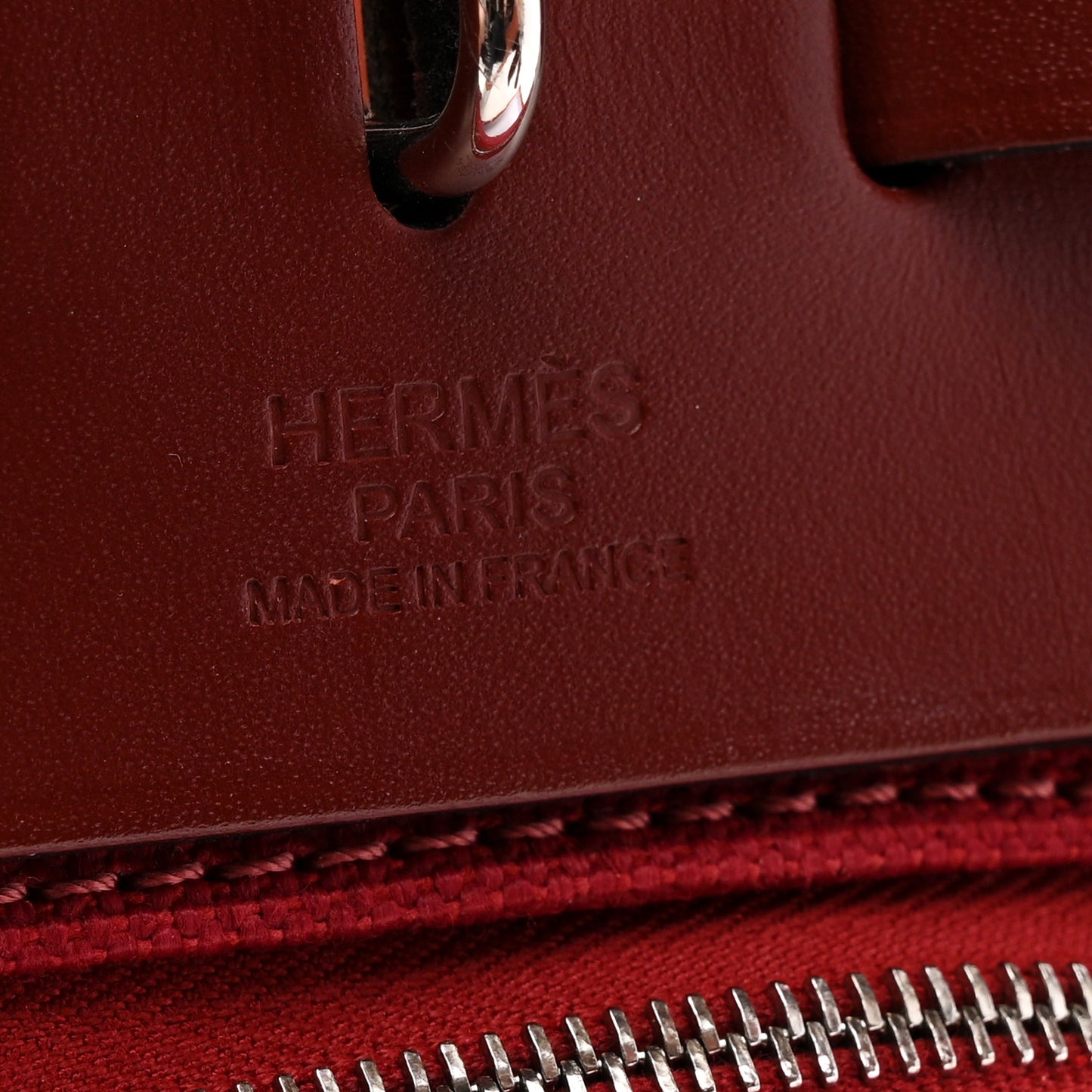 Vache Hunter Toile Herbag Zip 31 PM Rouge Grenat Rouge H