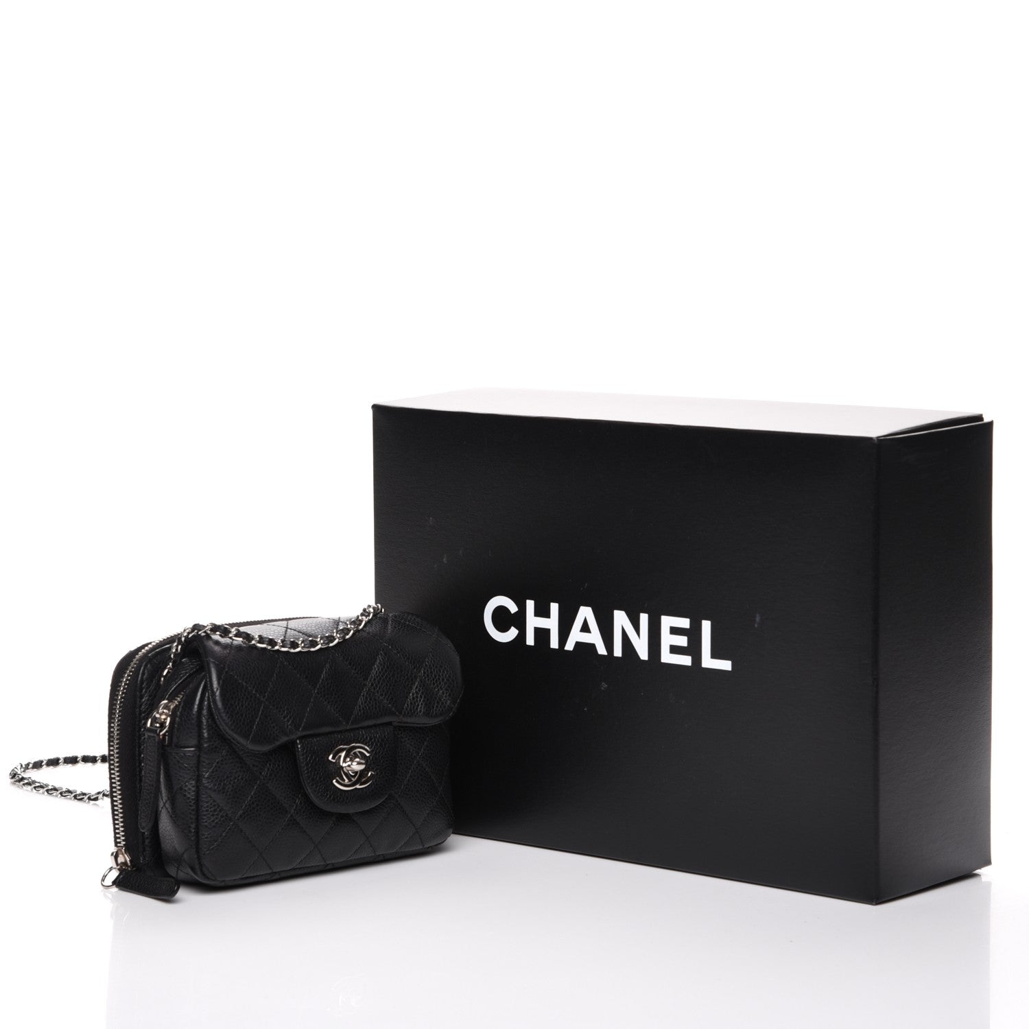 Chanel Caviar Quilted New Mini Flap Black 9 of 9