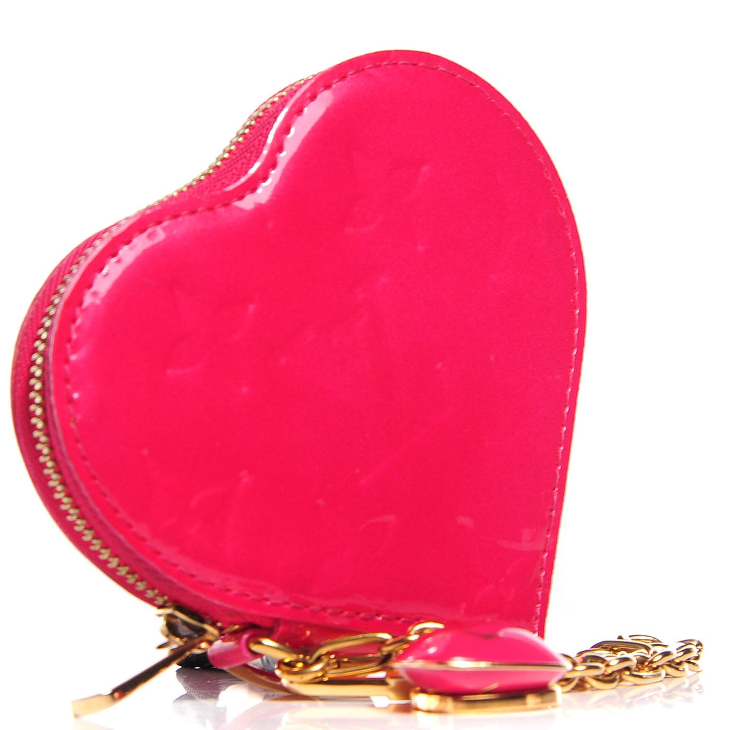 Vernis Heart Coin Purse Rose Pop
