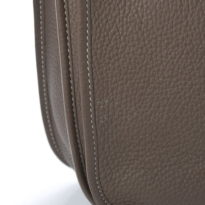 Hermes Taurillon Clemence Evelyne III GM Etoupe 11 of 11