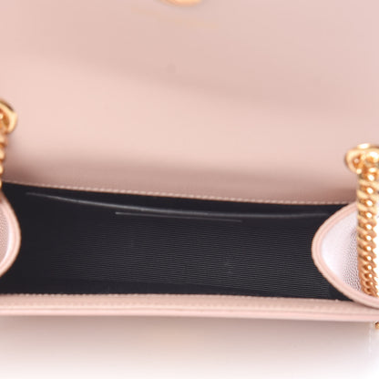 Saint Laurent Grain De Poudre Small Monogram Kate Satchel Pale Blush 5 of 14