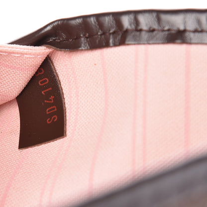 Louis Vuitton Damier Ebene Neo Neverfull MM Rose Ballerine 8 of 10