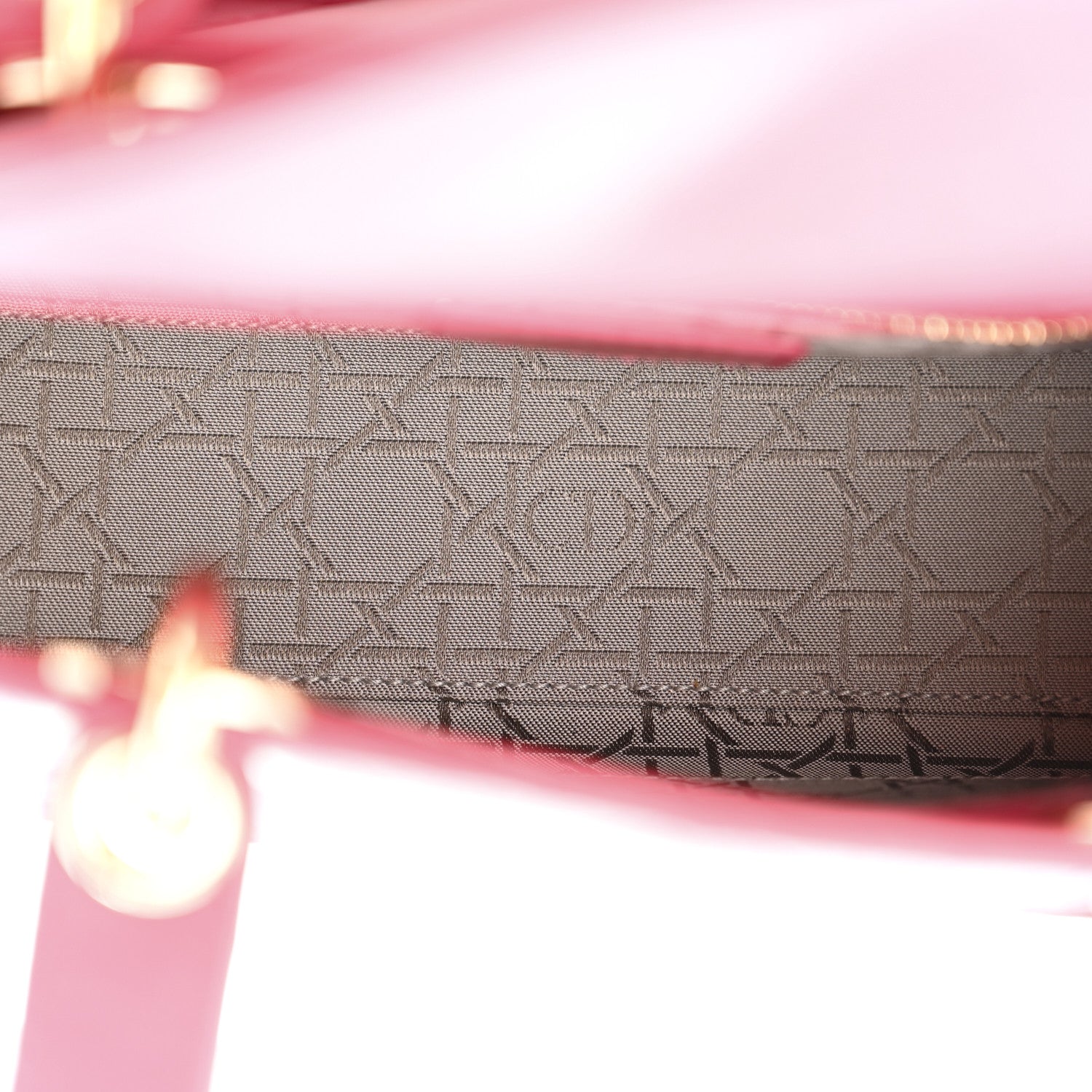 Christian Dior Lambskin Cannage Small My ABCDior Lady Dior Coral 5 of 10